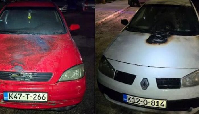 NIKŠIĆ: KAMENOVANO VOZILO SNSD-OVOG NAČELNIKA, ZAPALJENA I DVA AUTA SA BH TABLICAMA