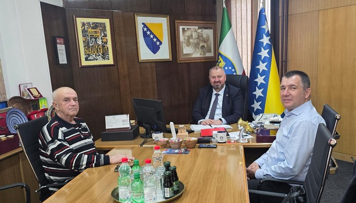 MINISTAR ŠIBONJIĆ PRIMIO PREDSTAVNIKE KOMPANIJE "POBJEDA" TEŠANJ