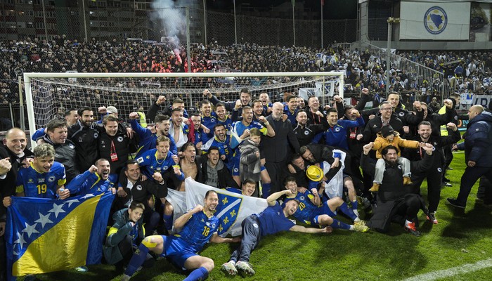 BIH NAPREDOVALA ZA ŠEST POZICIJA NA FIFA RANG LISTI, HRVATSKA I DALJE NAJBOLJE PLASIRANA REPREZETNACIJA REGIONA