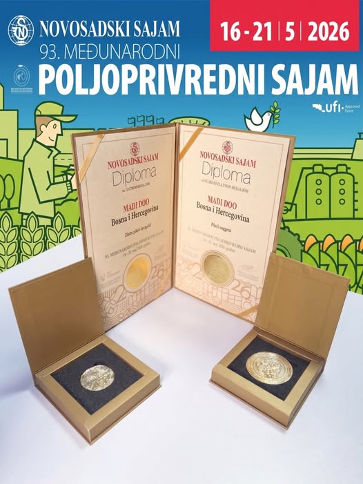 Opet najbolji: MADI osvojio dvije zlatne medalje na 93. međunarodnom sajmu u Novom Sadu